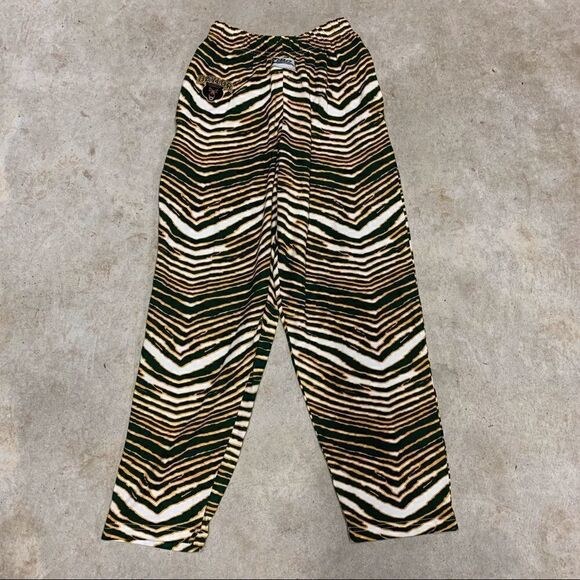Zubaz Pants Size small NCAA Green Gold BAYLOR Bear‎ - Picture 1 of 5